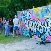 Аттракцион Стена граффити на летнем корпоративе