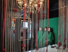 Аттракцион Танцующие головы (съёмка комических роликов)