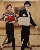 Мимы и живые статуи в разных образах