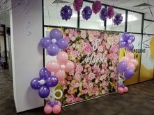 Оформление воздушными шарами 8 марта 