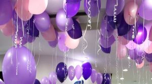 Оформление воздушными шарами 8 марта 