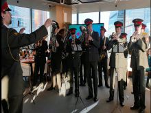 Выступление военного оркестра